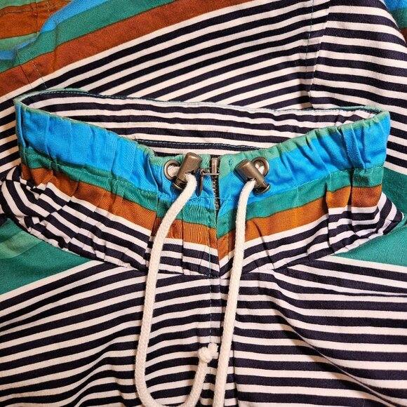 LAL cotton jacket Womens L Colorful beachy boho zip fun festive Colorful hippie - Picture 8 of 16